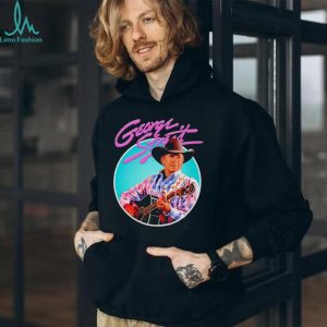 George Strait Country Music Legend Retro 80s Neon Circle Style Fan Apparel T Shirt