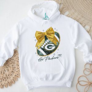 Green Bay Packers Go Packers Football Coquette Bow T Shirt