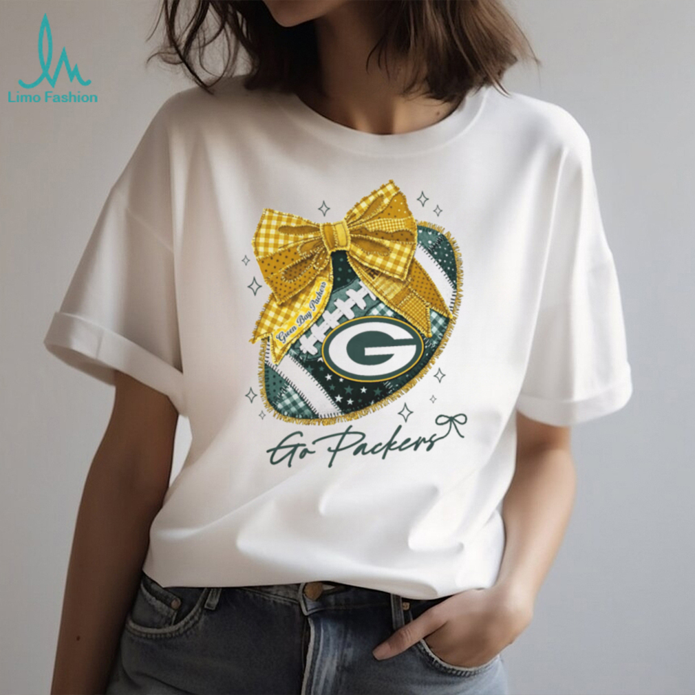 Green Bay Packers Go Packers Football Coquette Bow T Shirt Green Bay Packers Go Packers Football Coquette Bow T Shirt