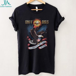 Guns N' Roses Rock Band Eagle Patriotic 250 Years Freedom T Shirt