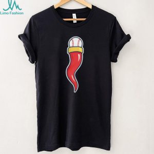 Italian Horn Cornicello with Baseball Sports Mashup T Shirt