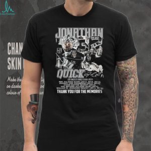 Jonathan Quick LA Kings “Thank You For The Memories” Retirement T Shirt