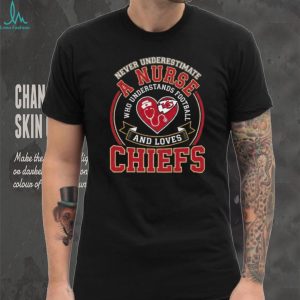 Kansas City Chiefs Football Nurse Stethoscope Heart Vintage Red Fan Men Women T Shirt