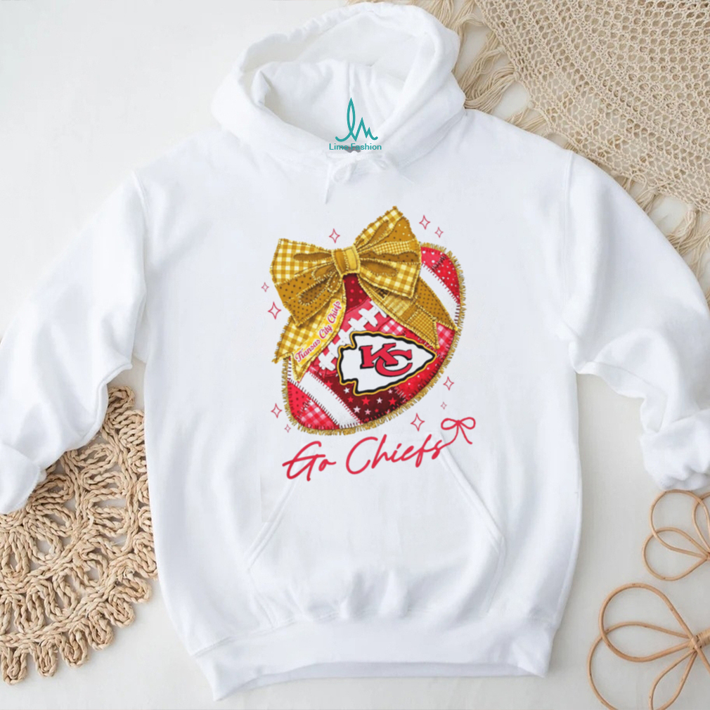 Kansas City Chiefs Go Chiefs Gameday Football Bow T Shirt Kansas City Chiefs Go Chiefs Gameday Football Bow T Shirt