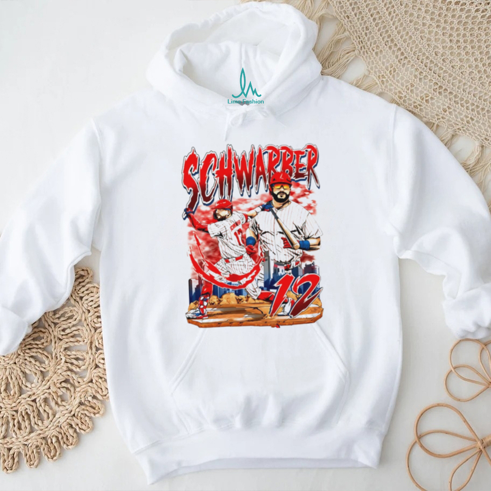 Kyle Schwarber Philadelphia Baseball Player Skyline Retro Style Men Fans T Shirt Kyle Schwarber Philadelphia Baseball Player Skyline Retro Style Men Fans T Shirt