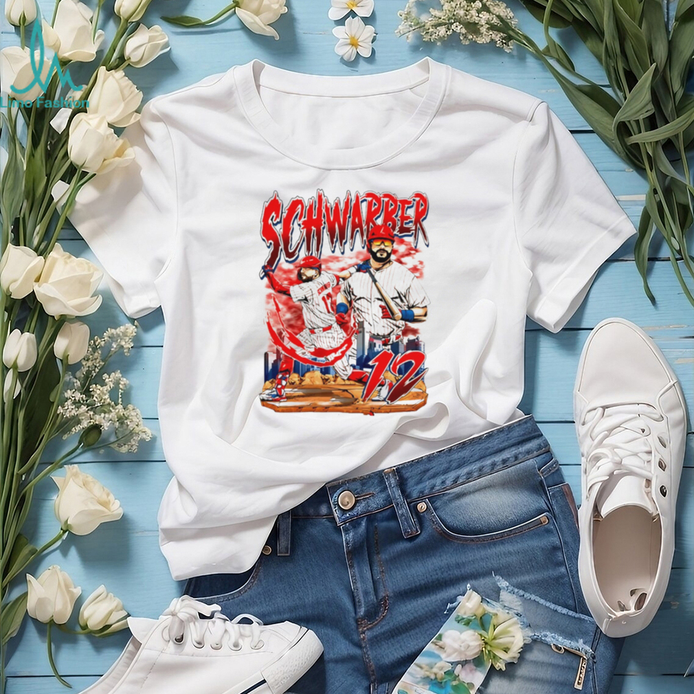 Kyle Schwarber Philadelphia Baseball Player Skyline Retro Style Men Fans T Shirt Kyle Schwarber Philadelphia Baseball Player Skyline Retro Style Men Fans T Shirt