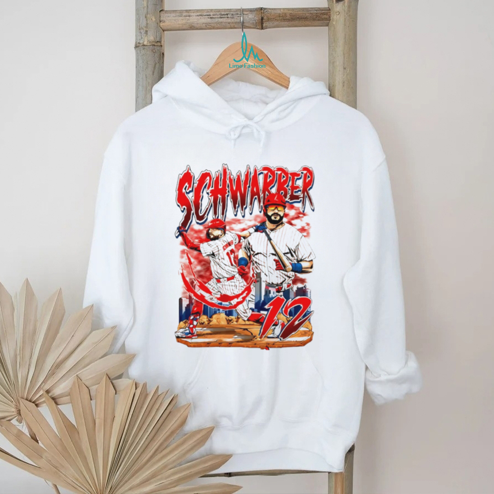 Kyle Schwarber Philadelphia Baseball Player Skyline Retro Style Men Fans T Shirt Kyle Schwarber Philadelphia Baseball Player Skyline Retro Style Men Fans T Shirt