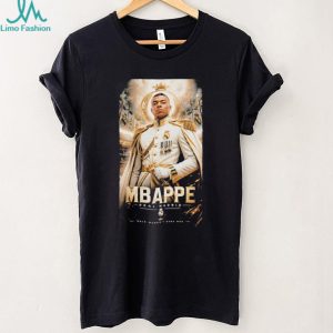 Kylian Mbappé Real Madrid Royal Crown Portrait Fan Apparel T Shirt