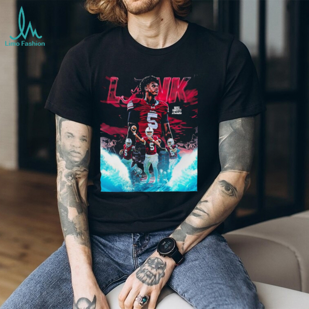 LANK Jalen Milroe Alabama Crimson Tide Football Stars Retro T Shirt LANK Jalen Milroe Alabama Crimson Tide Football Stars Retro T Shirt
