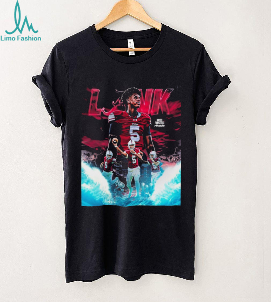 LANK Jalen Milroe Alabama Crimson Tide Football Stars Retro T Shirt LANK Jalen Milroe Alabama Crimson Tide Football Stars Retro T Shirt