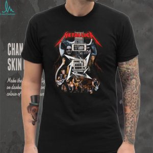 Metallica Electric Guitar Collage Heavy Metal Rock T Shirt