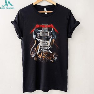 Metallica Electric Guitar Collage Heavy Metal Rock T Shirt