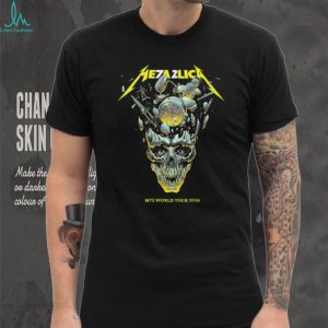 Metallica M72 World Tour 2026 Exploding Clock Skull Graphic T Shirt
