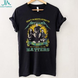 Metallica Nothing Else Matters Band Members Graphic T Shirt