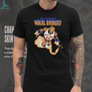 Mikal Bridges The Invincible New York Basketball Iron Hero T Shirt