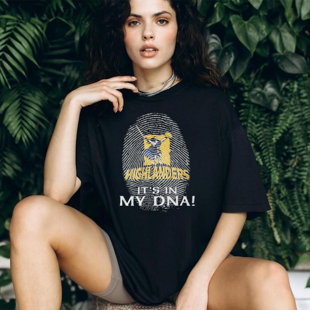 Otago Highlanders Rugby “It's In My DNA” Fingerprint Warrior T Shirt Otago Highlanders Rugby “It's In My DNA” Fingerprint Warrior T Shirt