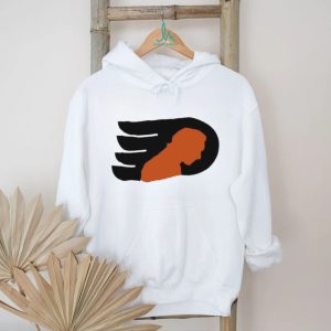 Philadelphia Flyers Hockey Orange Silhouette Logo Vintage Distressed Fan Men Women T Shirt