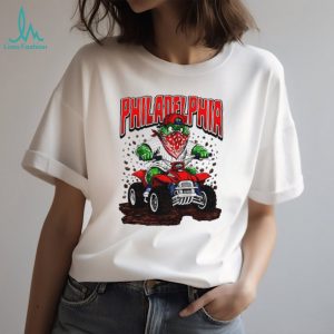 Philadelphia Phillies Gritty Mascot Riding ATV Red Quad T Shirt Philadelphia Phillies Gritty Mascot Riding ATV Red Quad T Shirt