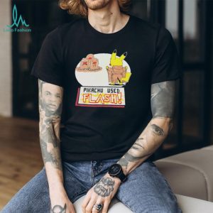 Pikachu Used Flash Funny Diglett Pokemon Parody T Shirt