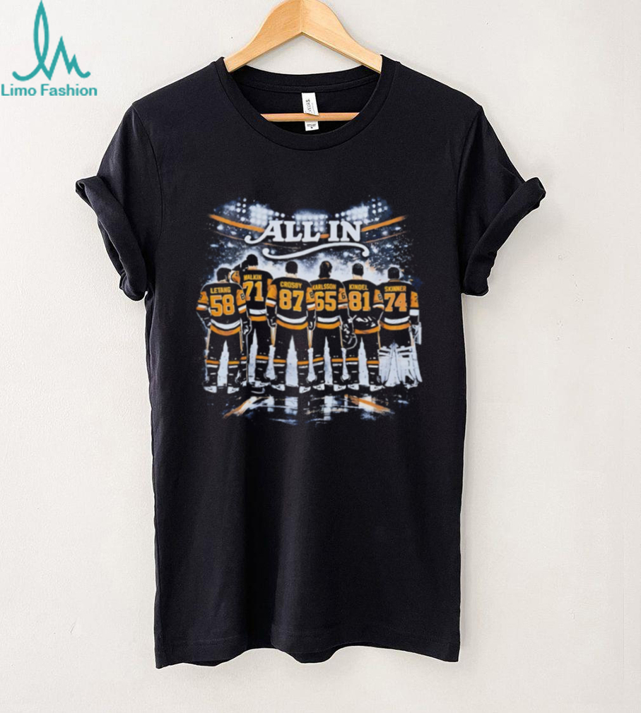 Pittsburgh Penguins All In Hockey Team Players Roster Names Fan T Shirt Pittsburgh Penguins All In Hockey Team Players Roster Names Fan T Shirt