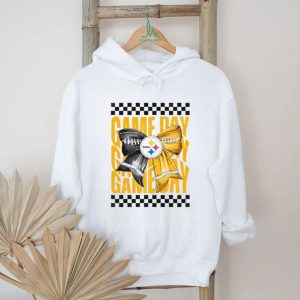 Pittsburgh Steelers Game Day Football Bow Coquette 2026 Retro Style Fans Women T Shirt