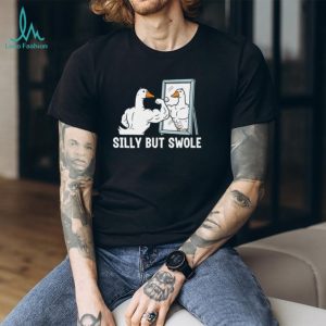 Silly But Swole Muscle Duck Gym Fitness Humor Retro Workout Men Women T Shirt
