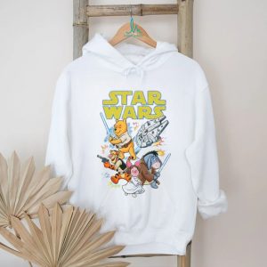 Star Wars Winnie the Pooh Mashup Jedi Pooh & Han Solo Tigger T Shirt