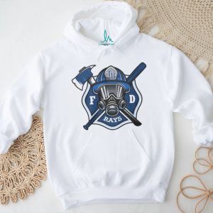 Tampa Bay Rays Firefighter FD First Responder Baseball Fans Vintage Men Women White T Shirt