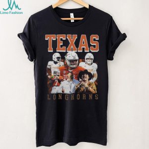 Texas Longhorns Football Legends and Coach Steve Sarkisian Collage T Shirt