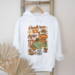 Texas Longhorns Game Day Hook 'em Horns Vintage Aesthetic T Shirt