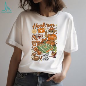 Texas Longhorns Game Day Hook 'em Horns Vintage Aesthetic T Shirt