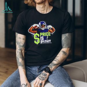 The Price Is Right Seattle Football Wide Receiver Player Illustration Men Sports Fans T Shirt