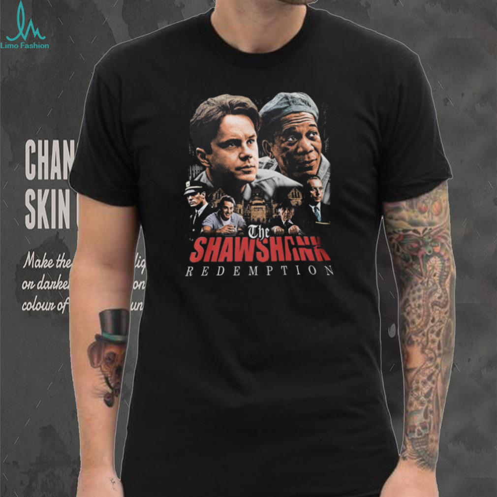 The Shawshank Redemption Vintage Movie Poster Style Graphic T Shirt The Shawshank Redemption Vintage Movie Poster Style Graphic T Shirt