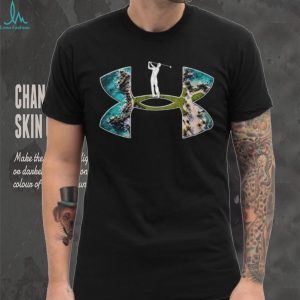 Tropical Golf Paradise Island Green Athlete Graphic T Shirt