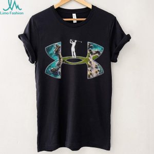 Tropical Golf Paradise Island Green Athlete Graphic T Shirt