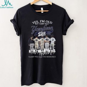 Vintage New York Yankees Era Legends Signatures Memories T Shirt