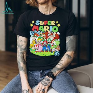 Vintage Super Mario Bros Since 1985 Retro Cast T Shirt Vintage Super Mario Bros Since 1985 Retro Cast T Shirt
