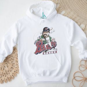 Wade Boggs Boston Baseball Legend Caricature Retro Graphic T Shirt