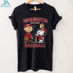 Washington Nationals Baseball Peanuts Snoopy Charlie Brown Est 1969 T Shirt Washington Nationals Baseball Peanuts Snoopy Charlie Brown Est 1969 T Shirt