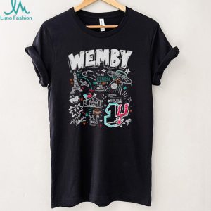Wemby San Antonio Spurs Doodle Art French Alien Basketball T Shirt Wemby San Antonio Spurs Doodle Art French Alien Basketball T Shirt