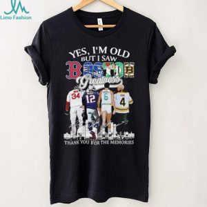 “Yes I’m Old But I Saw Boston Greatness” Ortiz Brady Russell Orr Legends T Shirt “Yes I’m Old But I Saw Boston Greatness” Ortiz Brady Russell Orr Legends T Shirt