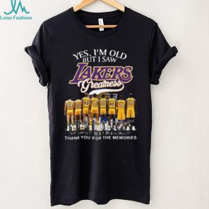 Yes I’m Old But I Saw Los Angeles Lakers Greatness NBA Legends Coffee T Shirt Yes I’m Old But I Saw Los Angeles Lakers Greatness NBA Legends Coffee T Shirt