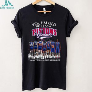 Yes I’m Old But I Saw Pistons Greatness Legend Players Signature T Shirt Yes I’m Old But I Saw Pistons Greatness Legend Players Signature T Shirt