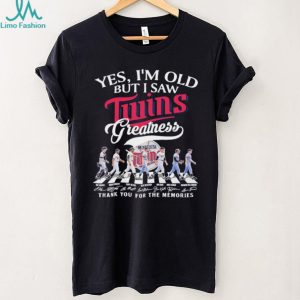 Yes I’m Old But I Saw Twins Greatness Minnesota Baseball Abbey Road T Shirt Yes I’m Old But I Saw Twins Greatness Minnesota Baseball Abbey Road T Shirt