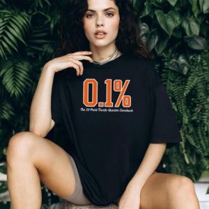 0.1 Percent The 22 Point Fourth Quarter Comeback T Shirt