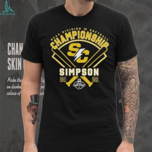 2026 NCAA Division III Softball Championship Simpson Storm Graphic T Shirt 2026 NCAA Division III Softball Championship Simpson Storm Graphic T Shirt