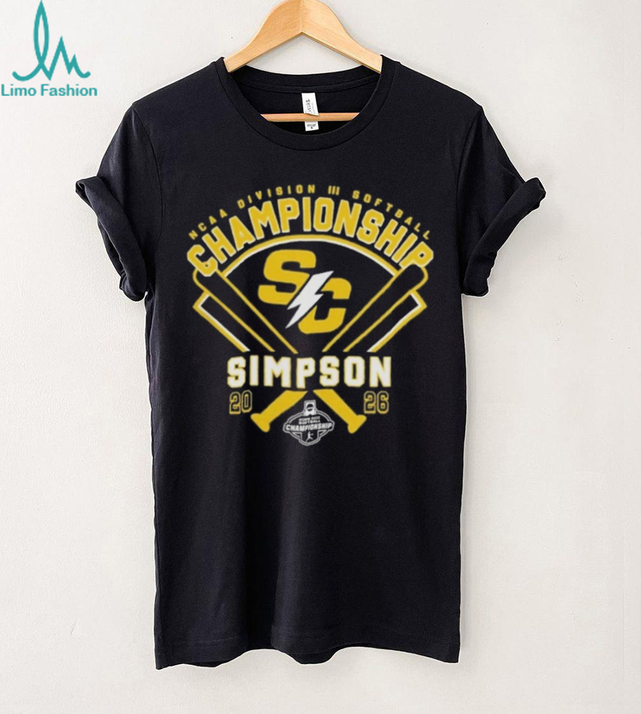2026 NCAA Division III Softball Championship Simpson Storm Graphic T Shirt 2026 NCAA Division III Softball Championship Simpson Storm Graphic T Shirt