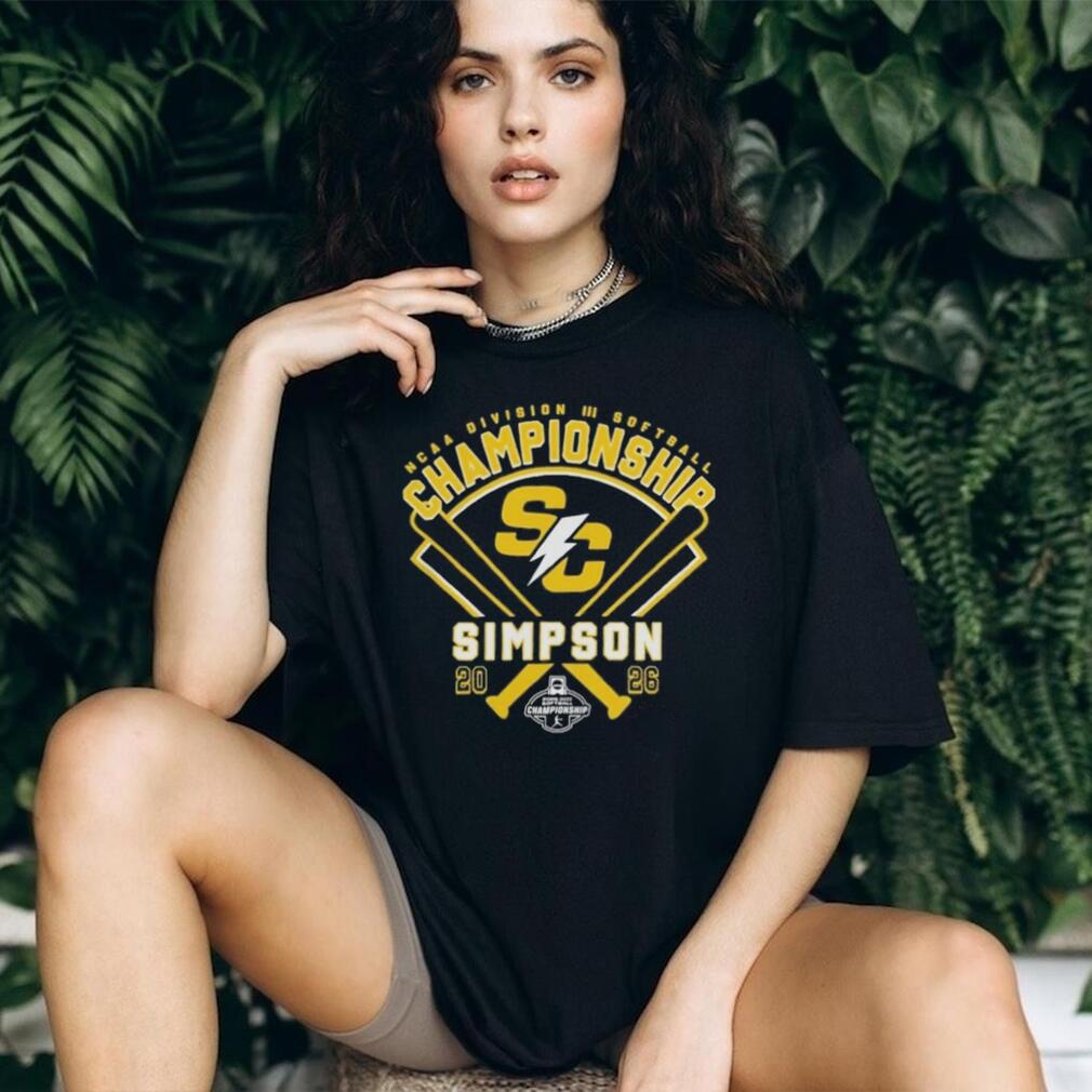 2026 NCAA Division III Softball Championship Simpson Storm Graphic T Shirt 2026 NCAA Division III Softball Championship Simpson Storm Graphic T Shirt