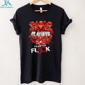 2026 Playoffs Fear The Flock Hockey Graphic Sports Fan T Shirt
