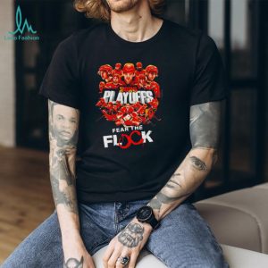 2026 Playoffs Fear The Flock Hockey Graphic Sports Fan T Shirt